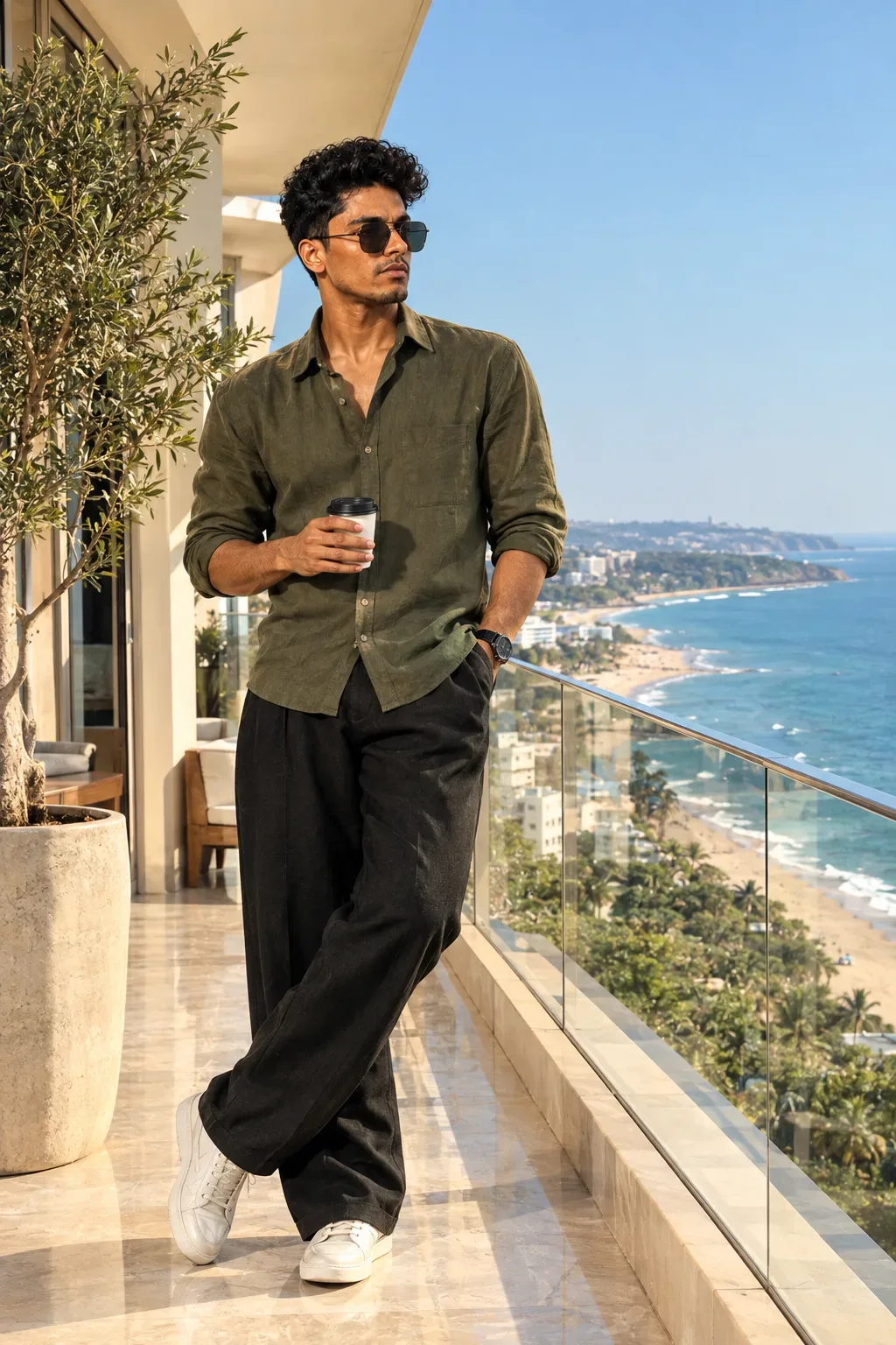 Ultra Realistic Luxury Lifestyle Fashion Potrait Of A Handsome Young Man AI Photo Prompt preview example result