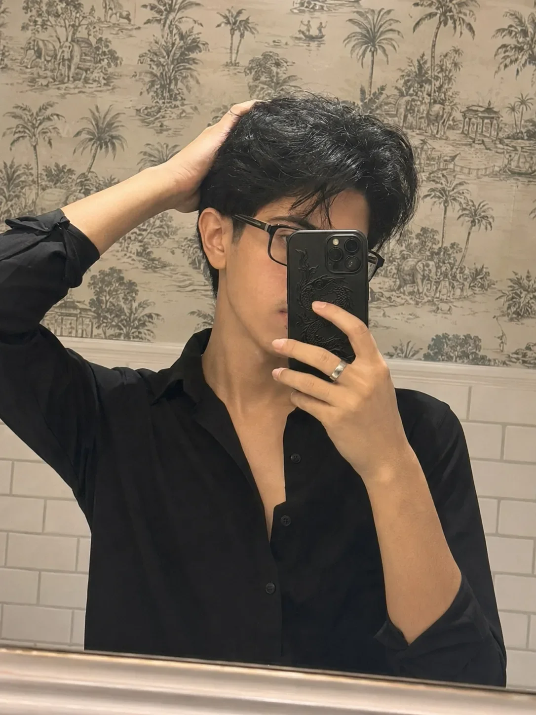 Ultra-realistic Mystery Mirror Selfie AI Photo Prompt preview example result