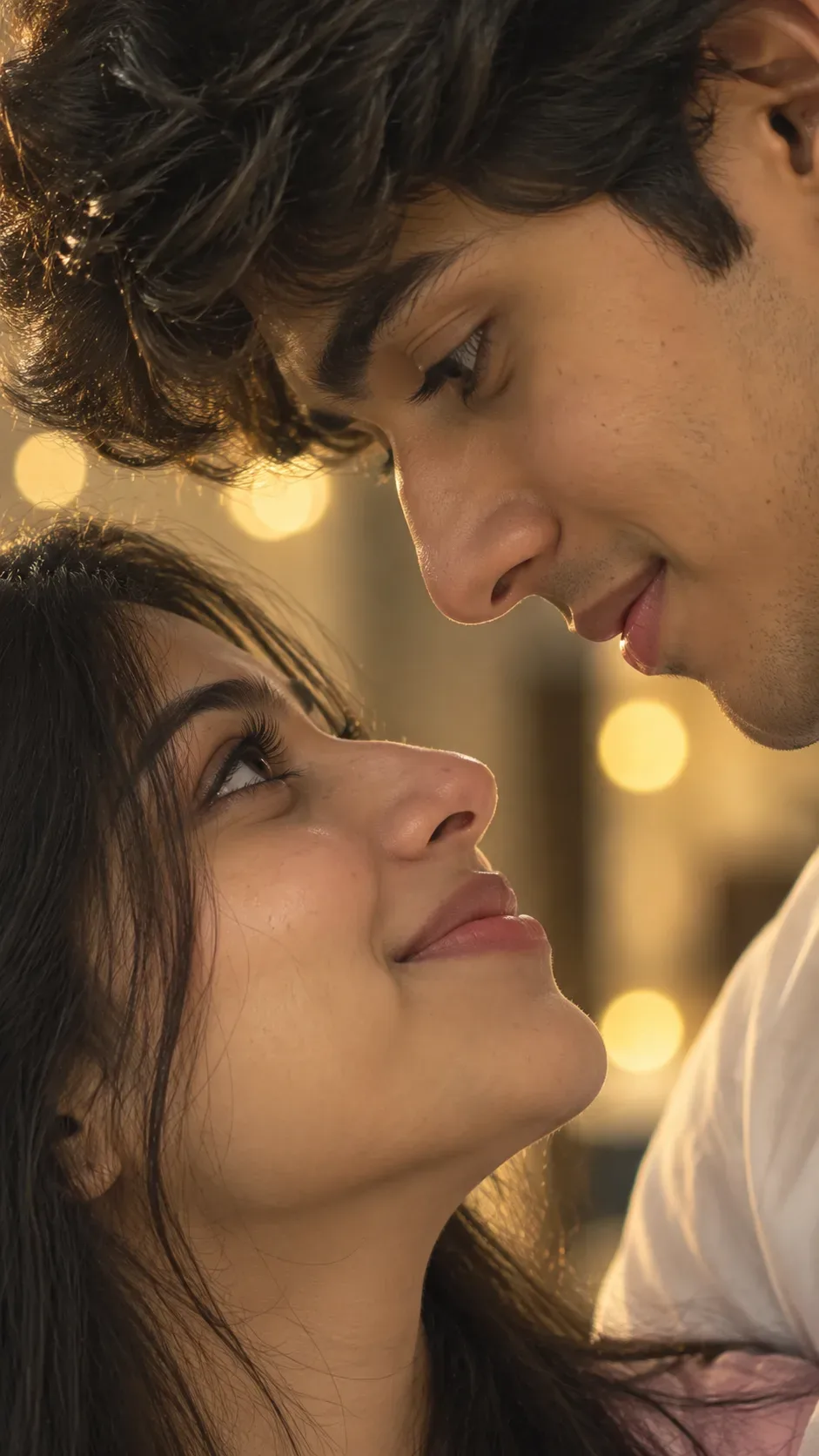 Ultra Realistic Romantic Close Up Portrait AI Photo Prompt preview example result