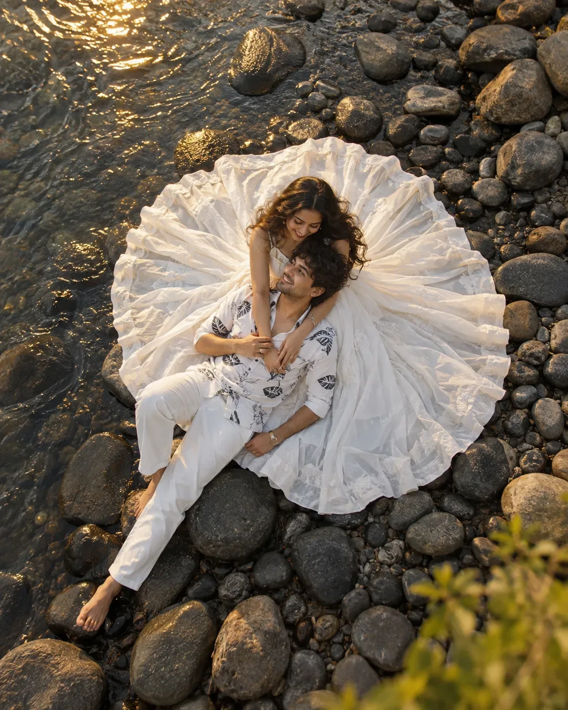 Ultra Realistic Romantic Couple Portrait AI Photo Prompt Edition 3 preview example result