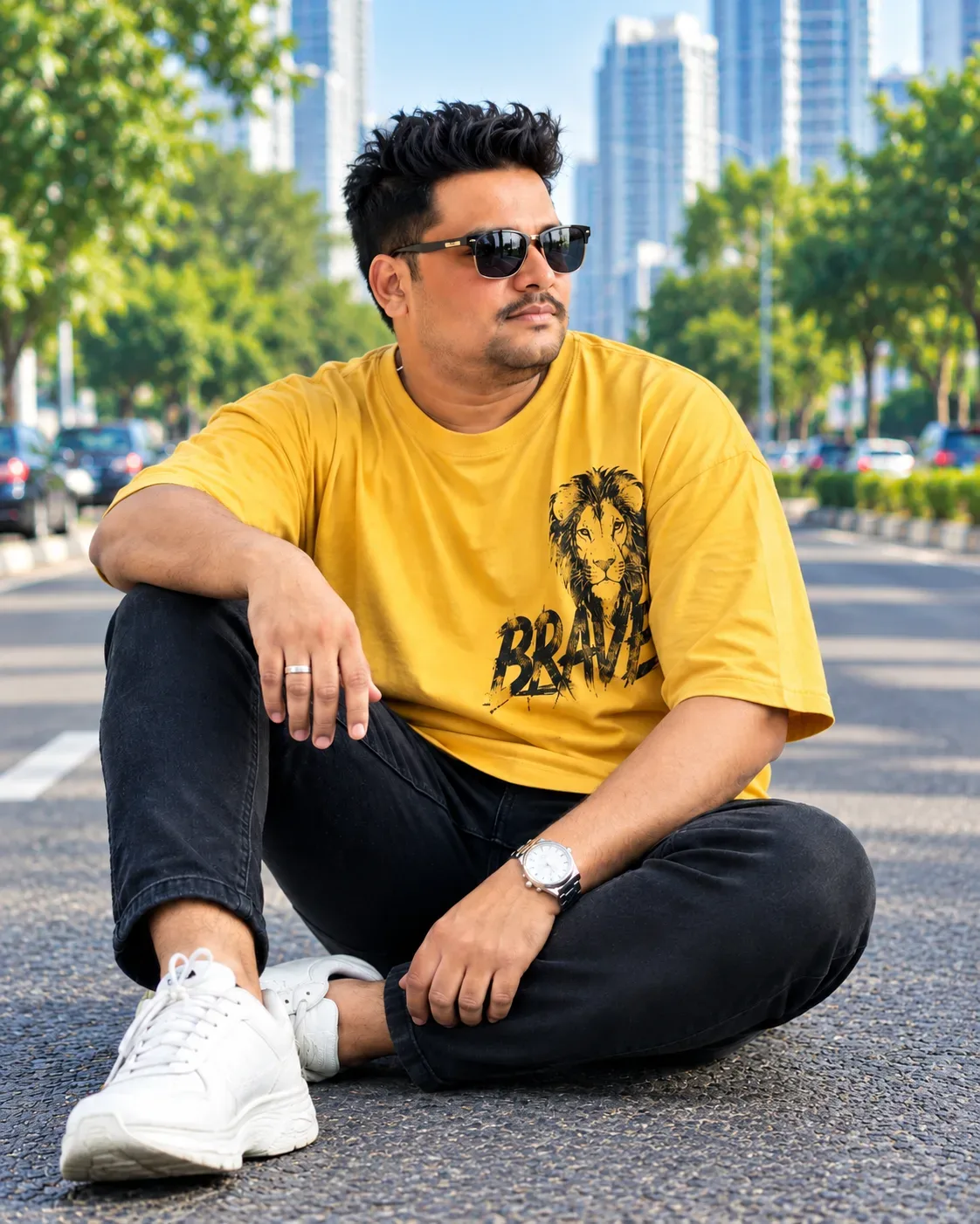 Urban King Confident Street Vibes AI Photo Prompt preview example result