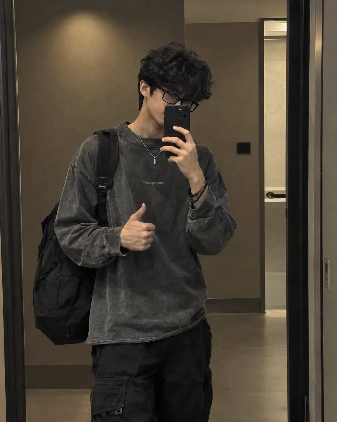 Urban Mirror Noir Quiet Streetwear AI Photo Prompt preview example result