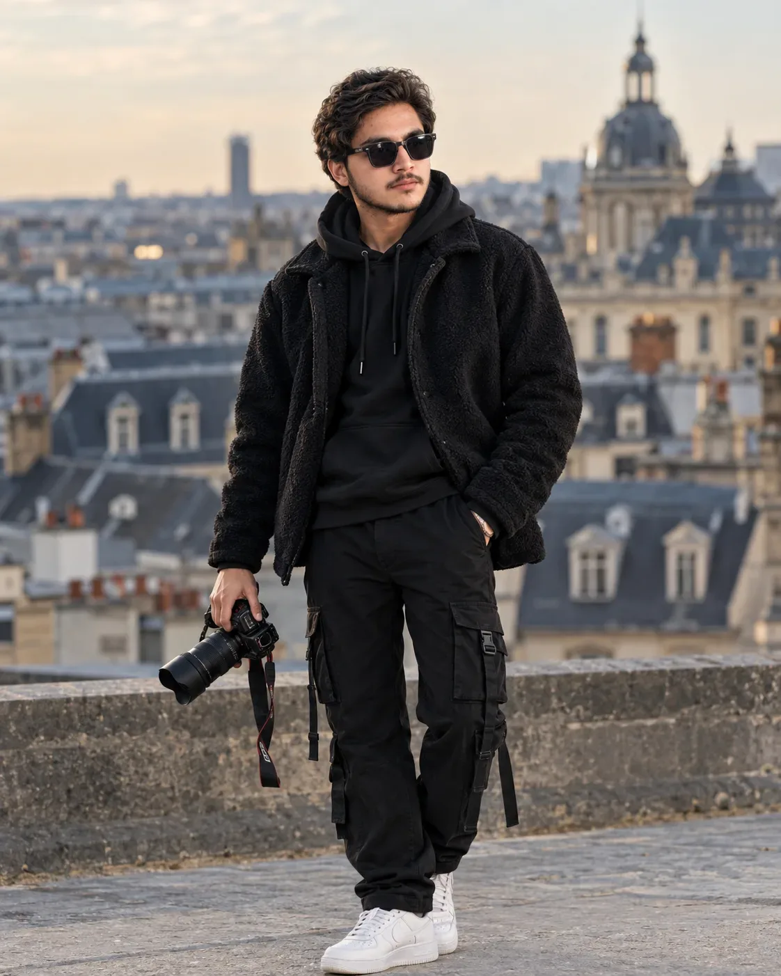 Urban Photographer Black Street Style AI Photo Prompt preview example result