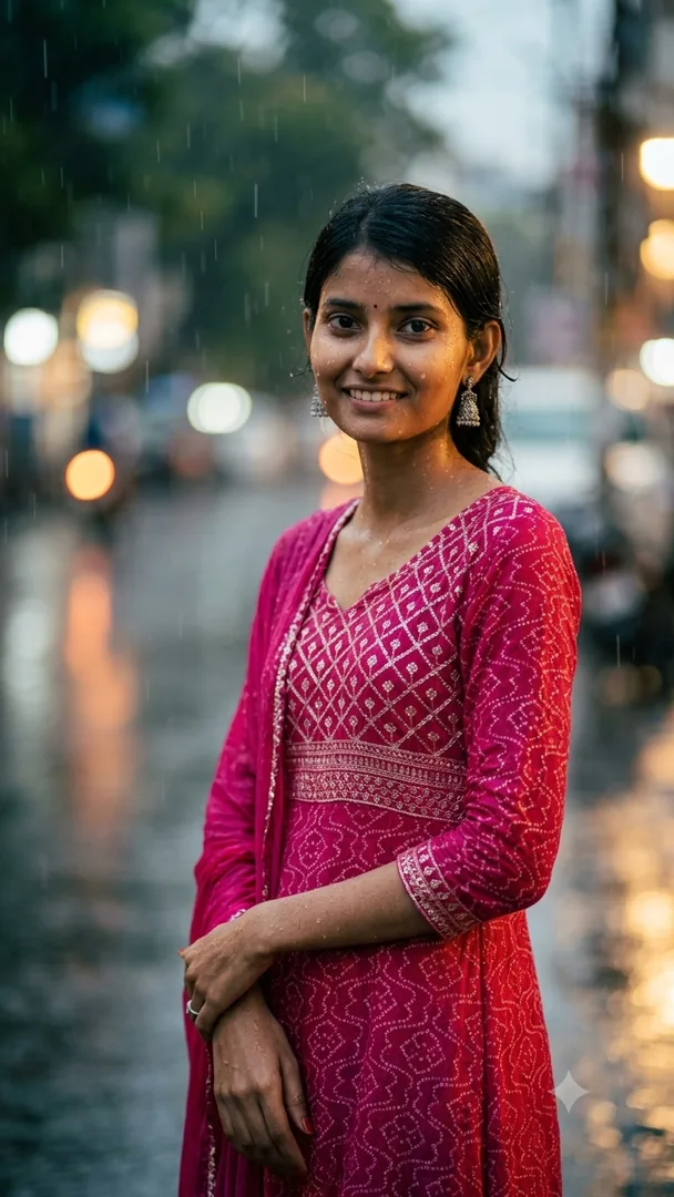 Cinematic Rainy Day Portrait - copy paste viral AI prompt preview