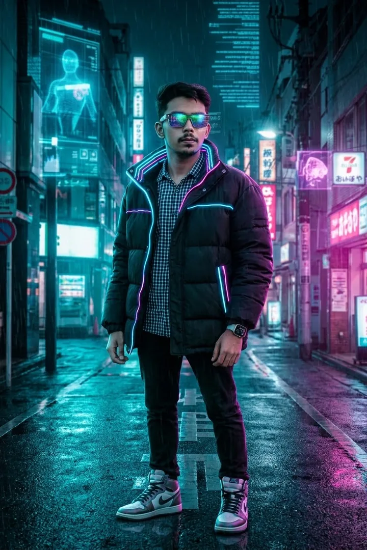 Cyberpunk Urban Fashion (Male / Female) - copy paste viral AI prompt