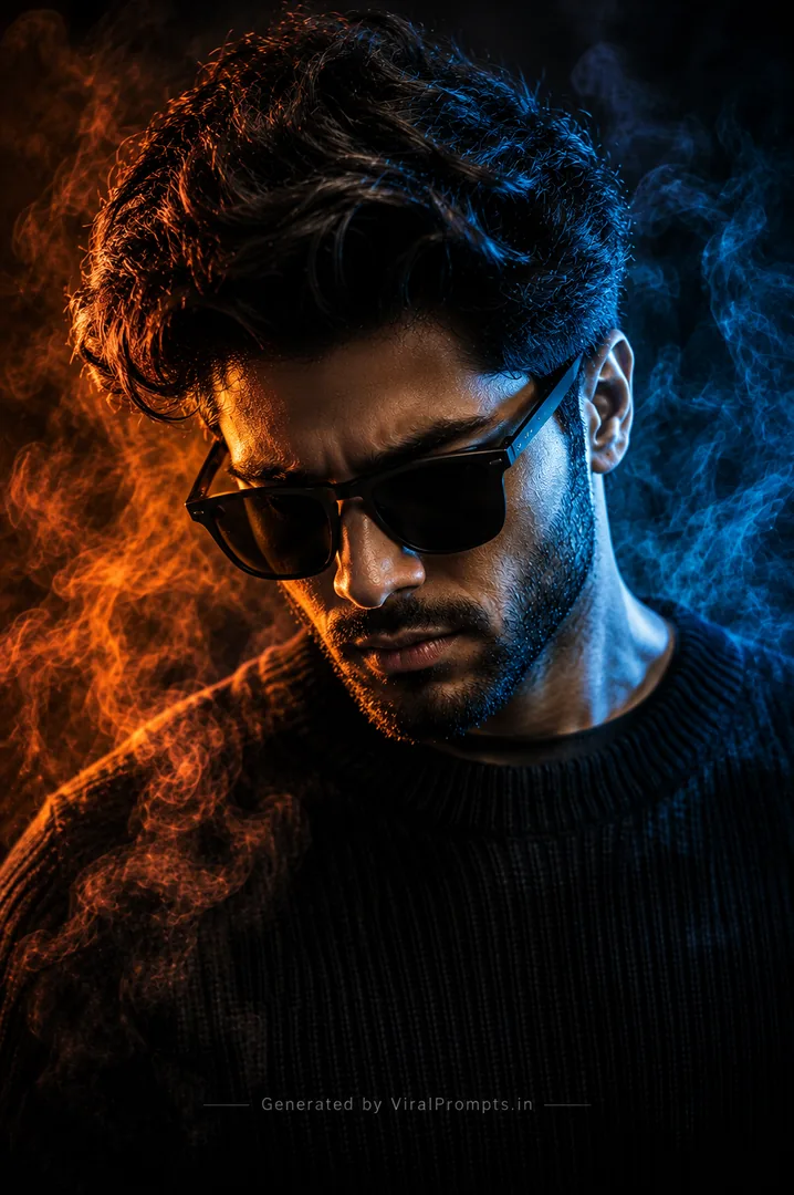 Midnight Ember Silent Authority Portrait - copy paste viral AI prompt preview