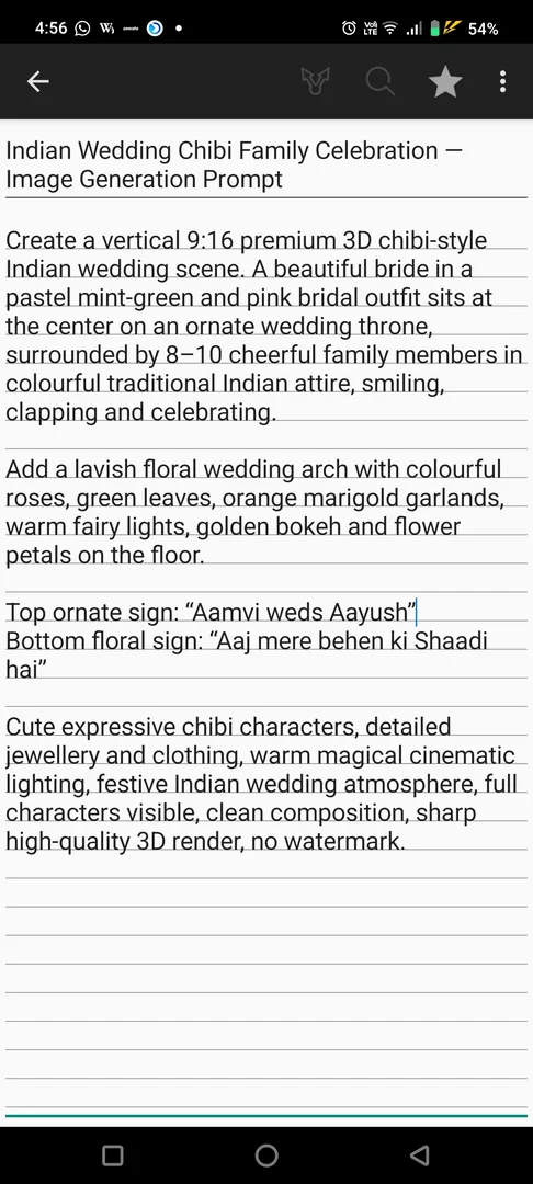 Aaj mere behen ki shaadi hai - copy paste viral AI prompt