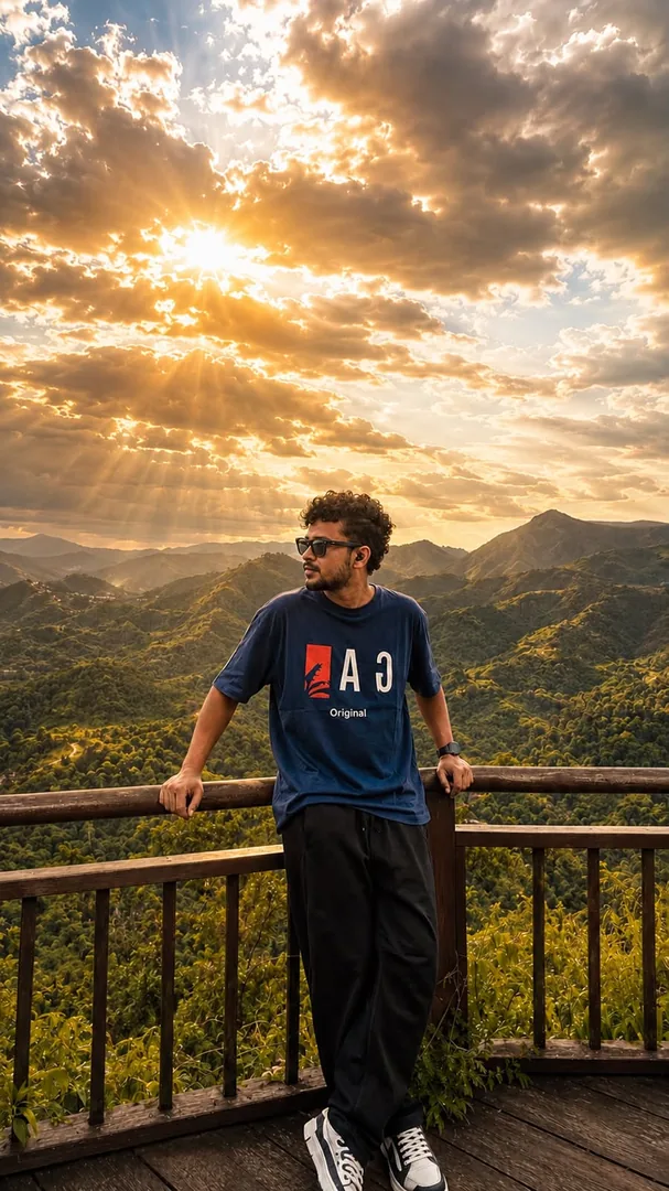 Golden Hour Cinematic Portrait Enhancement. - copy paste viral AI prompt