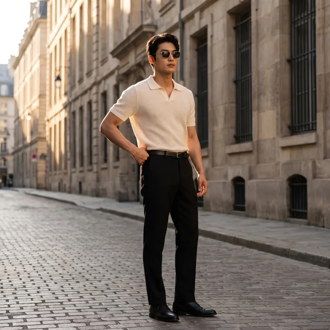 Golden Hour in Europe — Timeless Luxury Portrait - copy paste viral AI prompt