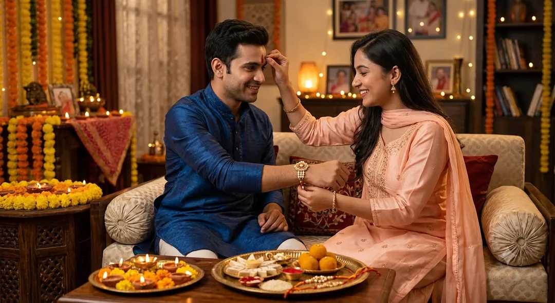 Raksha Bandhan Special – Ultra Realistic Brother Sister AI Photo - copy paste viral AI prompt