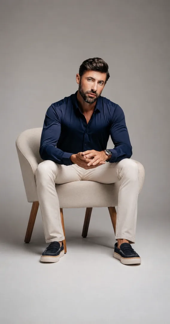 Retrato editorial masculino premium - copy paste viral AI prompt