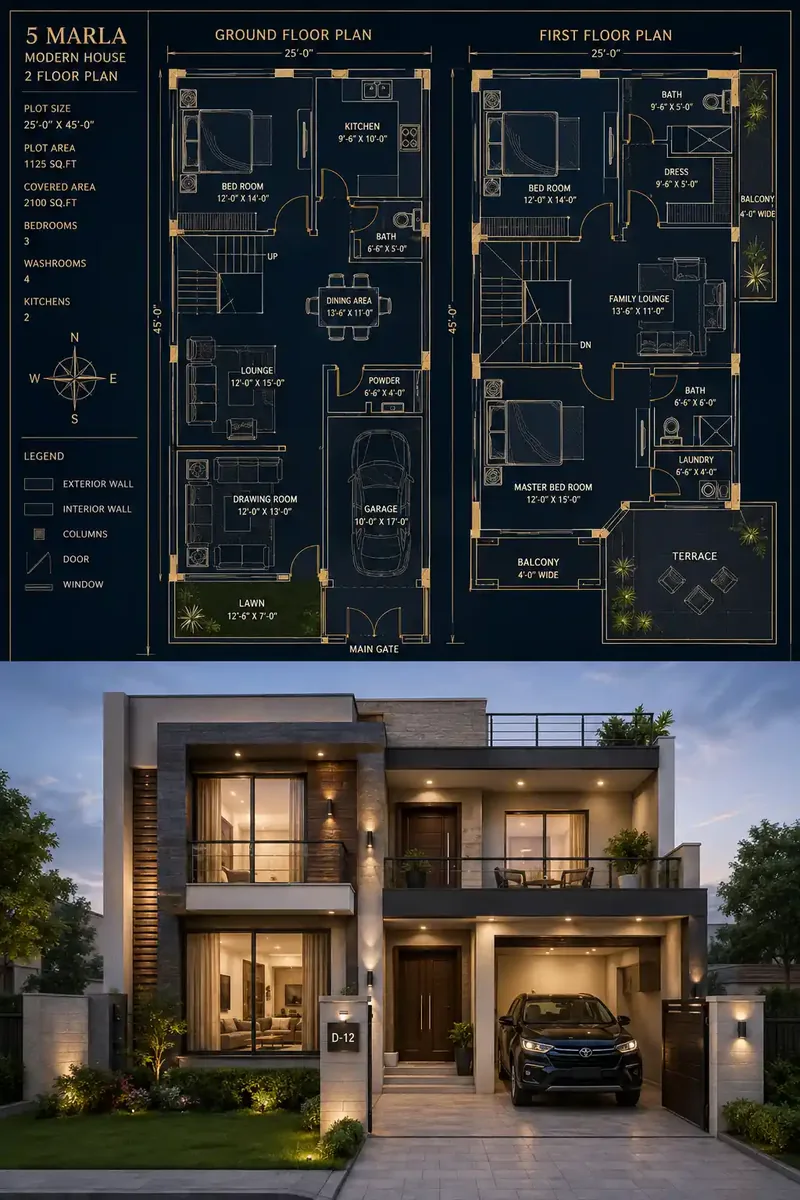 3D And Blueprint Map For Your New Home With Out Any Civil Engineer preview