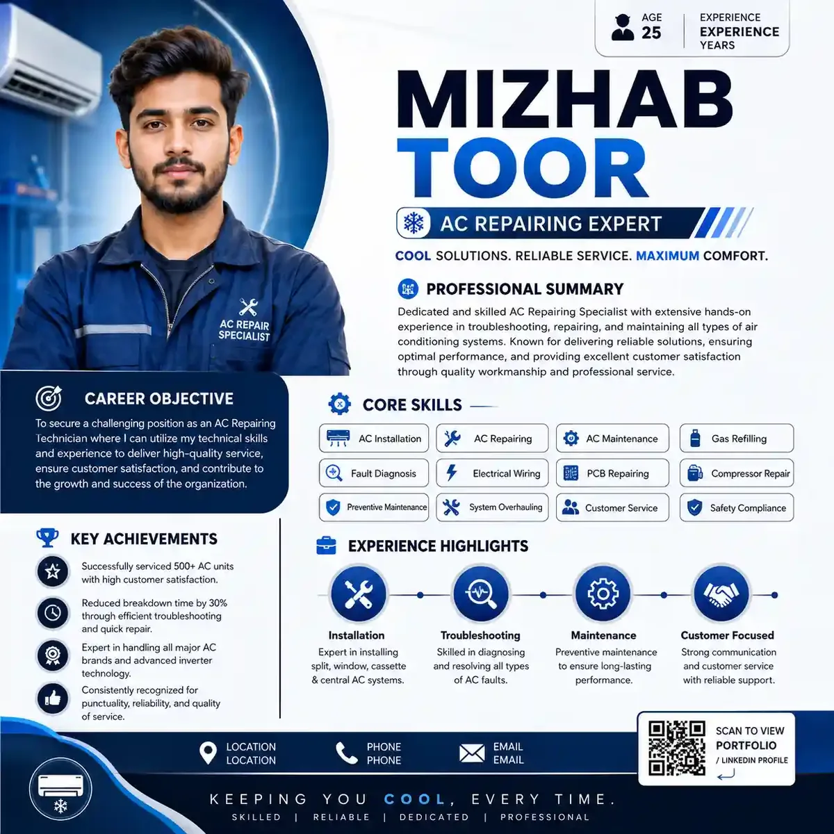 Attractive Visual Cv Maker preview