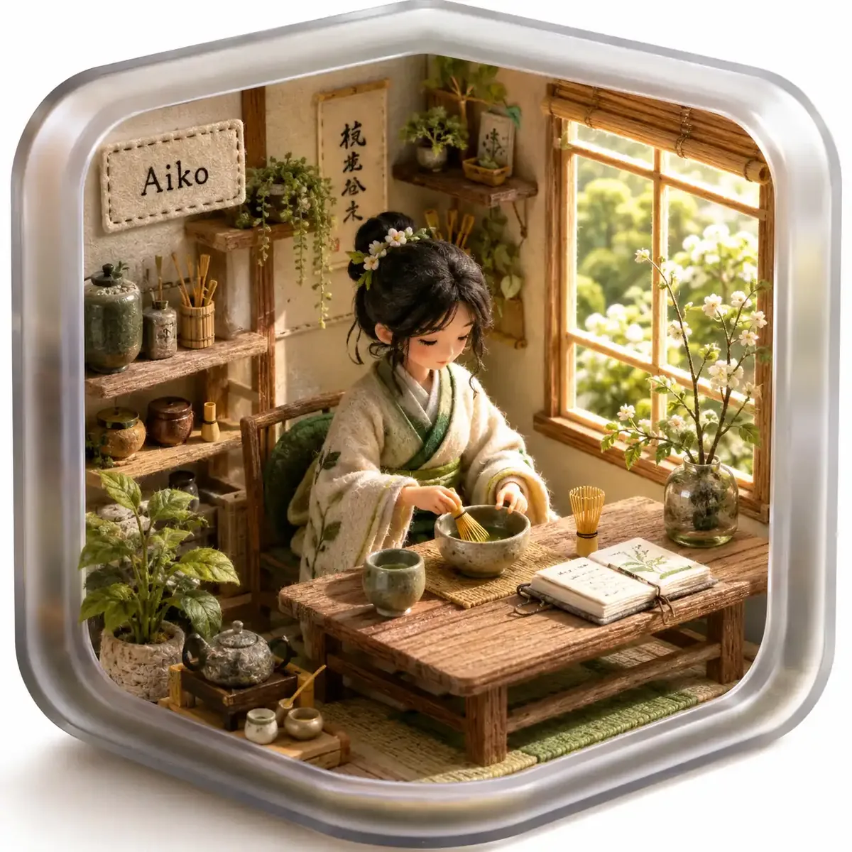 Cozy Isometric Felt Diorama Character Creator preview