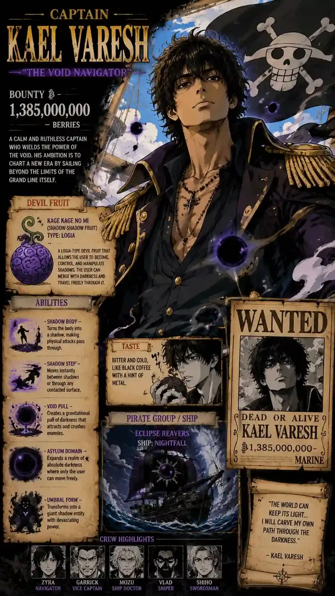 One Piece Bounty Poster Generator preview