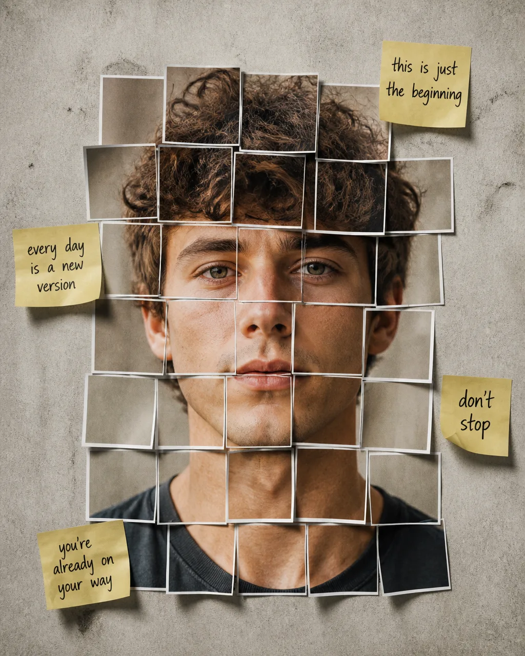 Vertical Poster Realistic Portrait AI Photo Prompt generated preview