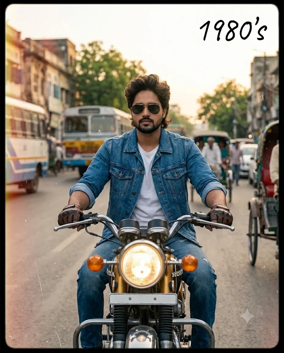 Vintage Classic Motorcycle AI Photo Prompt Edition 6 preview example result
