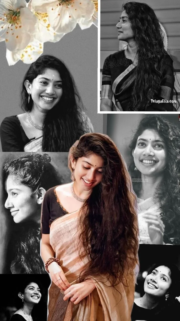 Vintage Saree Portrait Collage AI Photo Prompt preview example result