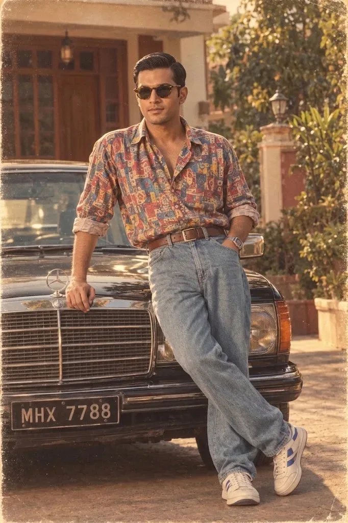 Vintage Style Photo With Classic Car AI Photo Prompt preview example result