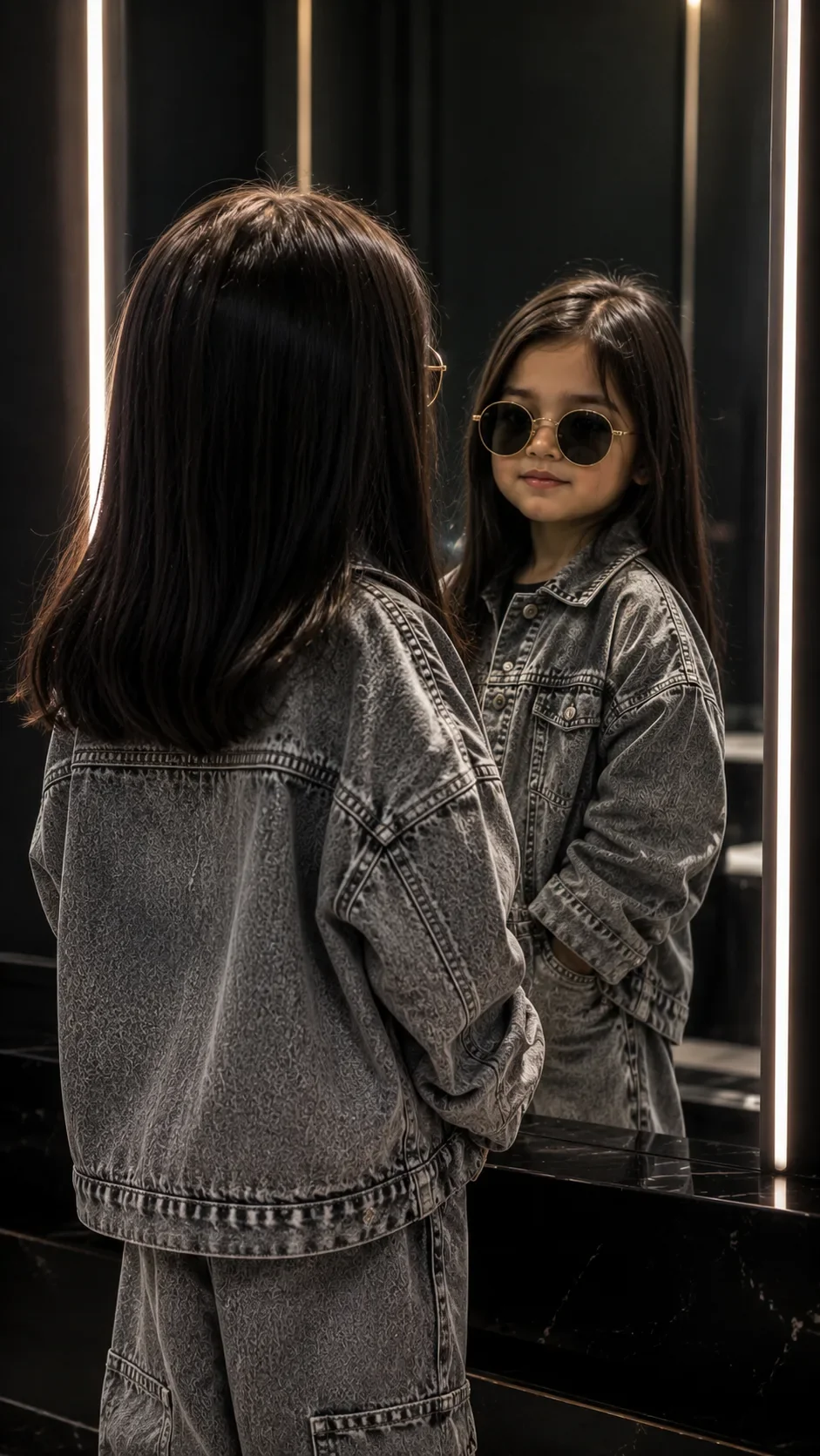 Viral mirror reflection photography prompt preview example result