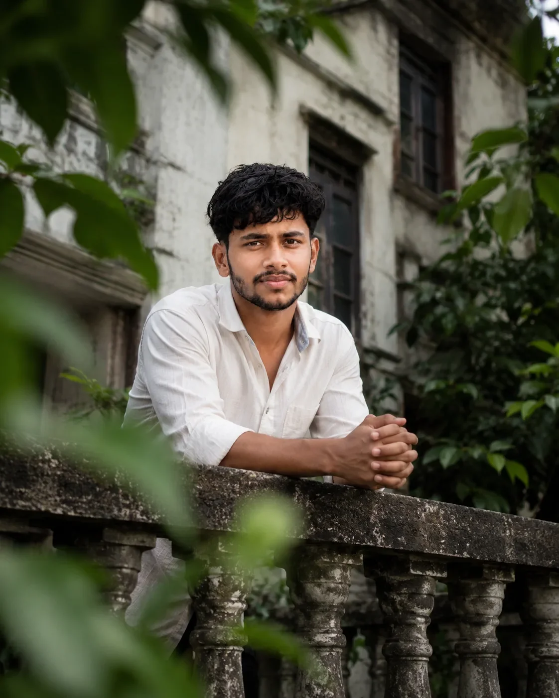 Weathered Balcony Portrait preview example result