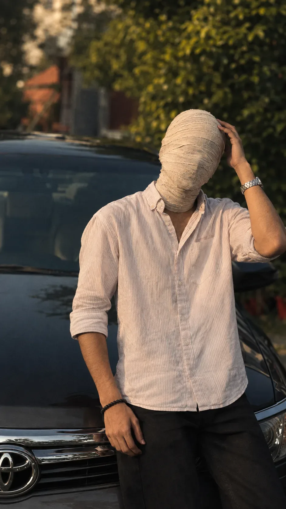 Wrapped In Mystery Cinematic Silence AI Photo Prompt preview example result