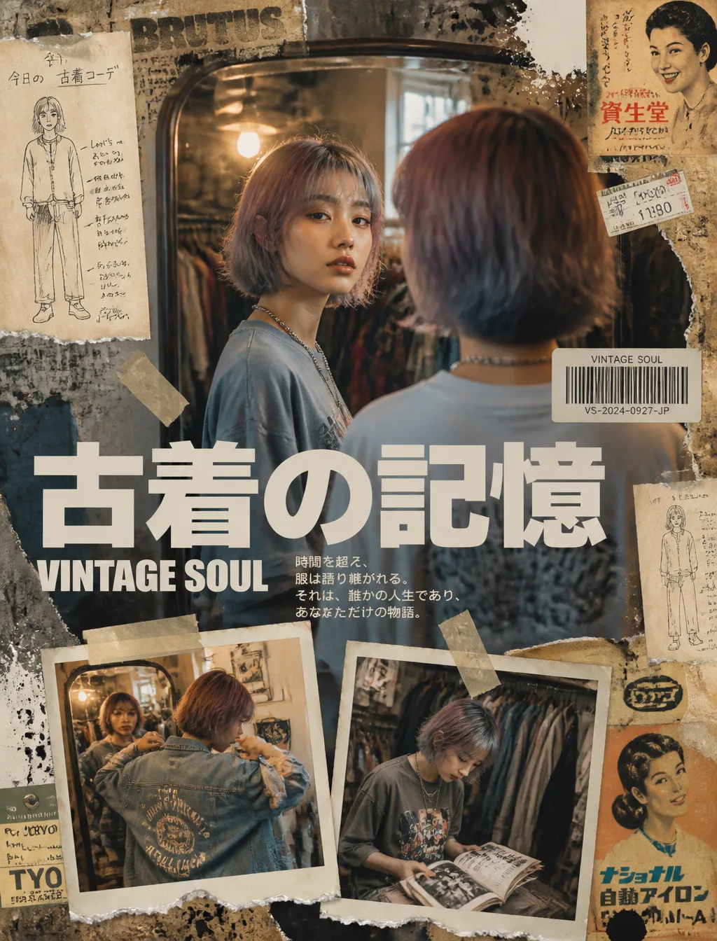 Y2K Vintage Aesthetic Concept AI Photo Prompt generated preview